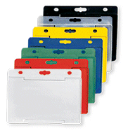 Rigid landscape card holders