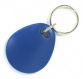 MIFARE 1KByte Tear Drop Key Fob with Key Ring, Blue - NUID