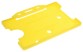 Yellow open faced card holder landscape (Pack of 100)
