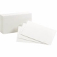 Blank white Rewritable cards 'Black' erase/re-write to one side rewrite film (Pack of 100)