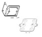 WAVE ID 8 series housing flat and angle bracket kit