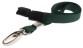 Green woven breakaway lanyard, 10mm width with safety breakaway and metal lobster clip  (Pack of 100)