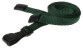 Green woven breakaway lanyard, 10mm width with safety breakaway and plastic J  clip (Pack of 100)