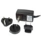 Power Supply & Adaptor series for multiplug 5v, 1A mini-USB plug