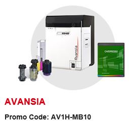 *SPECIAL OFFER -Evolis Avansia Retransfer Printer bundle -Includes:
1 x Avansia printer
1 x  YMCK ribbon - 500 prints
1 x transfer film - 500 prints
1 x cardPresso XS upgrade (Promo Code: AV1H-MB10)
