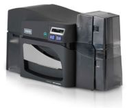 Fargo DTC4500e Dual Side Printer with USB and Ethernet. The Fargo DTC4500e offers to cater to the medium to large size businesses in need of long-lasting and secure cards. Whether it be in full-colour or single-colour, this edge to edge printing plastic card printer has the capacity to conveniently produce high-quality output in bulk quantities.
Ability to print a card in 16 seconds or 225 in an hour (YMCKO)
Prints to standard CR80 or CR79 card size, including PVC, PET and adhesive back
 dual-sided model (Others available)
Magnetic stripe and Mifare encoding
USB and Ethernet connectivity
3-year manufacturer&rsquo;s warranty for printer and printhead
EasyBadge Lite ID card design software is included free of charge with this printer.