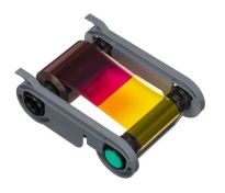 Evolis Primacy 2 YMCKO Full-Colour ink Ribbon with overlay.  (300 Prints) R5F208E100
Designed to produce first-class quality images and text for ID cards. Simply snap the ribbon cassette in the Primacy 2 for quick and professional printing.
 - 300 full-colour prints per roll
 - YMCKO ribbon (Yellow, Magenta, Cyan, Black and Overlay)
 - Manufacturer part number: R5F208E100
 - Compatible with the Evolis Primacy 2 card printer.
 - Product weight: 0.20 kg