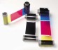 Fargo 86200 YMCKO: Full-colour ribbon with resin black and clear overlay panel - 500 images