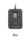 WAVE ID Bio SDK Badge & Fingerprint Combo Black USB Reader