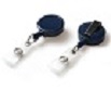 Standard Badge Reel in Dark Blue with Slide Belt & Reinforced Strap (Pack of 50)
