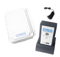 Cypress Low Frequency (125KHz) Wireless Handheld Reader Kit. Kit includes 1 x HHR-9062B-GY single lane wireless reader, 1 x HHR-6300 single lane wireless base unit, 1 x HHR-DOCK-GY charging dock, 1x HHR-RCHL smart lithium polymer battery charger, and 1x HHR-BOOT blue rubberised case to protect the HHR-9062B-GY reader.
N.B. CUSTOMER TO SPECIFY  UK, European, American Or AU plug. 