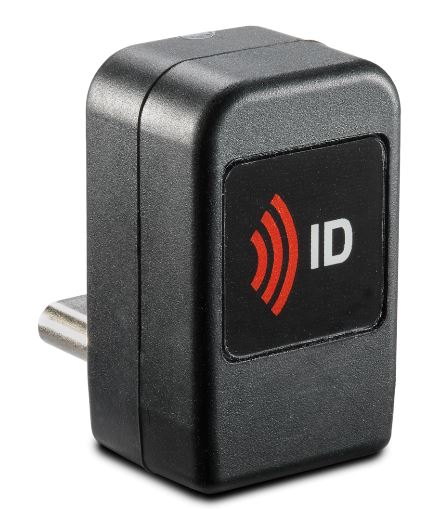 WAVE ID Nano Keystroke HID Prox Black Vertical USB-C Reader